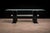 Metal Dining Table in Iron, Chrome, & Glass, Forma, 1970s For Sale - Image 7 of 12