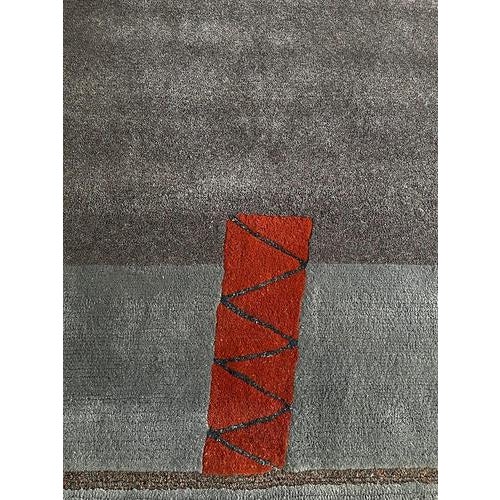 Vintage French Hand-Tufted Wool Rug, 1980s For Sale - Image 6 of 11