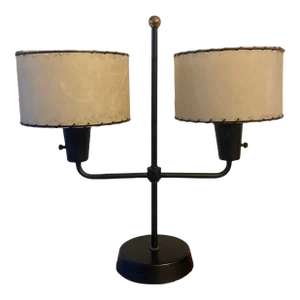 Vintage 1950s Paul McCobb Style Iron Student Lamp