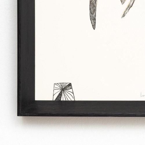 After Louise Bourgeois, Inner Life, Black and White Lithograph, 1985, Framed For Sale - Image 7 of 9