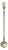 Rembrandt Mid-Century Modern Torchiere Floor Lamp For Sale