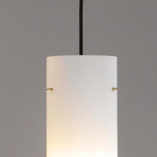 Glass Pendant Lamps, 1960s, Set of 2 For Sale - Image 6 of 12