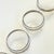 Mid Century Silver Striped Roly Poly Cocktail Glasses - Set of 4 For Sale In San Francisco - Image 6 of 7