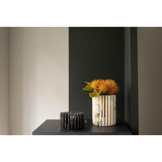 Marquina Orion Candleholder Set by Dan Yeffet, Set of 3 For Sale - Image 9 of 18