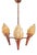 Art Deco Torch Chandelier For Sale