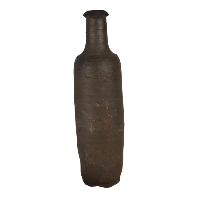 19th Century French Ger Norman Stoneware Bottle, Small Type 1 For Sale
