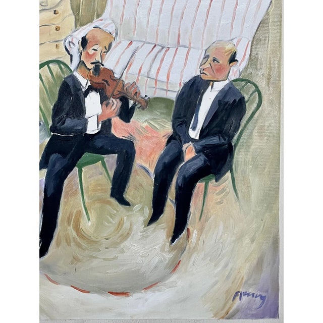 2009 “Audience of One” Oil Painting on Canvas by David Fleming - For Sale - Image 4 of 8