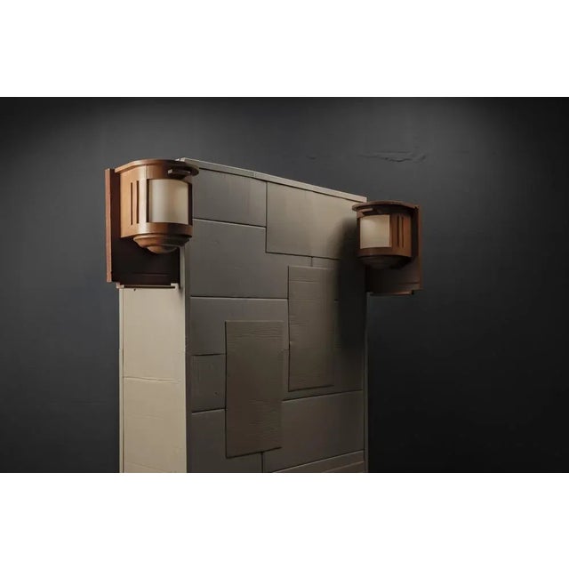 Modern Organic Architectural Wooden Lamps, Set of 2 For Sale - Image 5 of 18