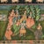 Vintage Indian Pichwai Folk Art Painting on Silk For Sale In West Palm - Image 6 of 14