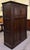 Quality Custom Solid Dark Oak Armoire Double Door c.1940's For Sale In San Francisco - Image 6 of 10