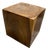 Andrianna Shamaris Sono Wood Cube Side Table For Sale