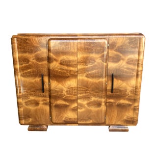 Art Deco 4 Door Wardrobe, 1930s For Sale