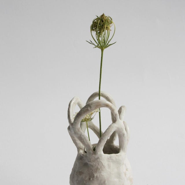 high fired stoneware, decorated with porcelain based engobes, transparent glaze. The MINI Vase is part of a open...