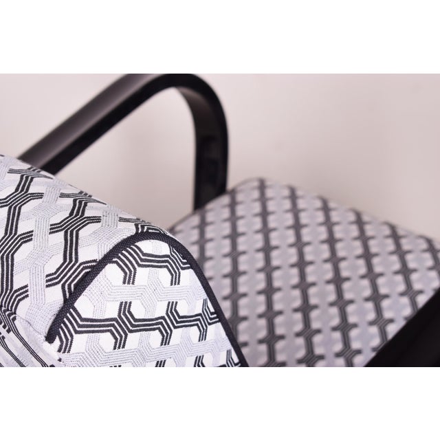 Black Set of Art Deco Armchairs by Koželka and Kropáček, 1930s For Sale - Image 8 of 8