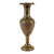 Vintage Mid-Century Indian Nakkashi Etched Brass Vase 18" For Sale