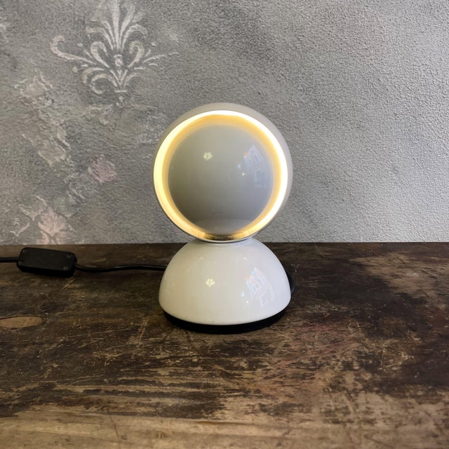 White Eclisse Lamp by Vico Magistretti for Artemide, 1965 For Sale - Image 9 of 9
