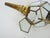 Gold Vintage Carriage Lantern Wall Sconces in Brass and Glass, 1960s, Set of 2 For Sale - Image 8 of 11