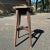 Primitive handmade octagonal wooden stool. Could be used as a side table and is a great shape and height.