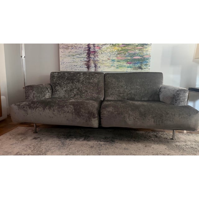 Postmodern Cassina 2 Seat Sofa For Sale - Image 3 of 6