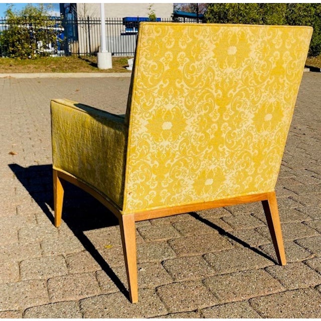 Mid 20th Century Harvey Probber Arm Chair Original Upholstery Excellent Condition For Sale In New York - Image 6 of 10