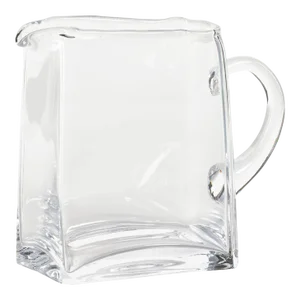 Reginald Blown Glass Scissor Cut Pitcher