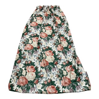 Two Pairs of Custom Glazed Chintz Drapery For Sale