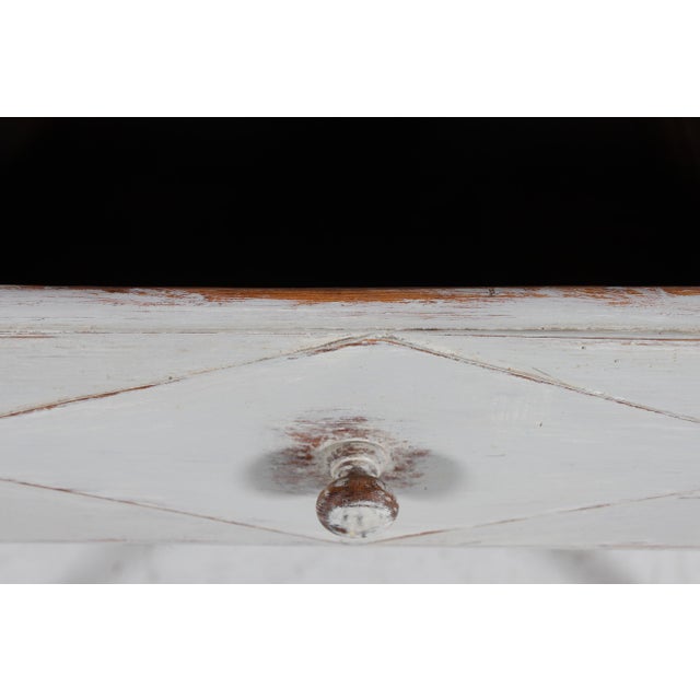 Antique Empire Table with Dutch Tile Top, Denmark, 19th Century For Sale - Image 9 of 16
