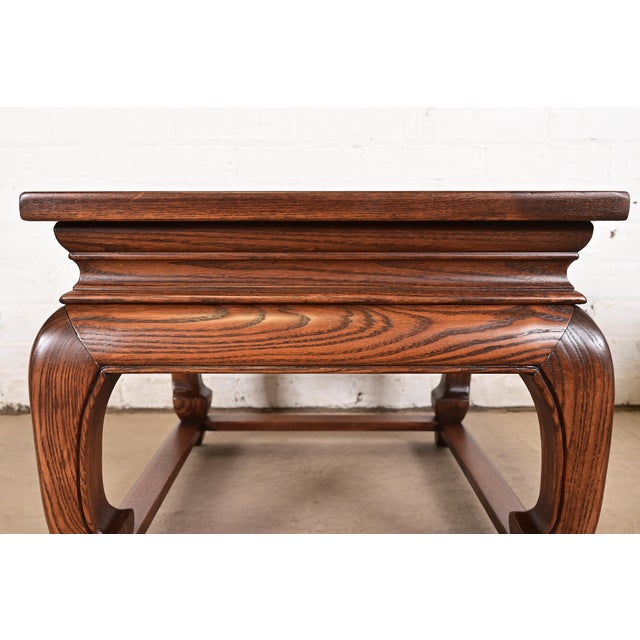 1960s Michael Taylor for Baker Furniture Hollywood Regency Chinoiserie Burl Wood Side Tables, Newly Refinished For Sale - Image 5 of 10