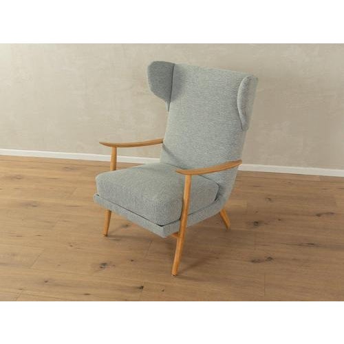 1950s Wing-Chair Very good workmanshipHigh-quality materials Made in Germany Seat Height: 49.0 cm Width: 75 cm Height: 103...
