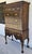 Early 20th Century Antique Walnut Highboy Dresser Desk With Pullout Writing Surface For Sale - Image 5 of 18
