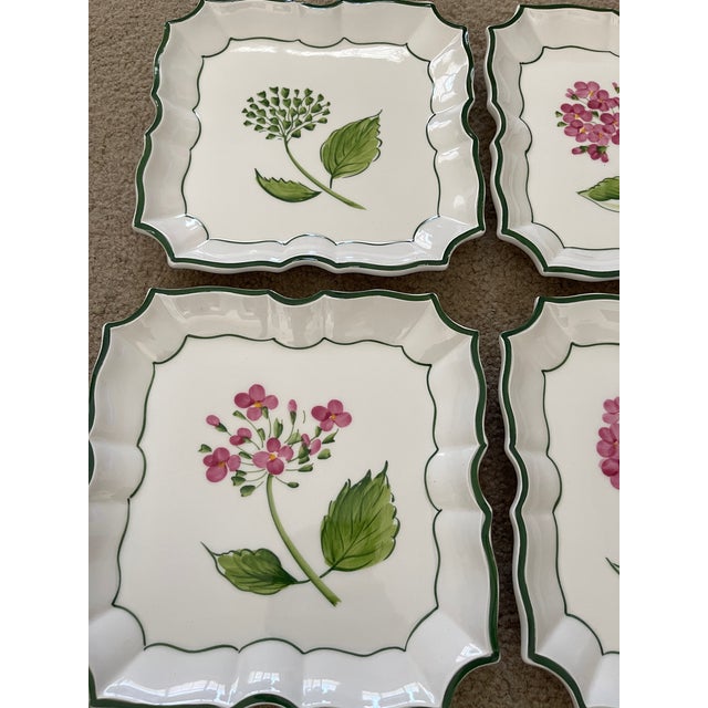 Vintage Pink Floral Decorative Wall PlateA Set Chairish