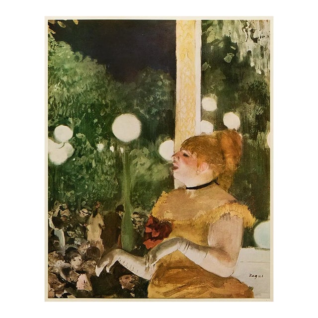 1952 After Edgar Degas "Cafe-Concert: The Song of the Dog", First Edition Vintage Print For Sale