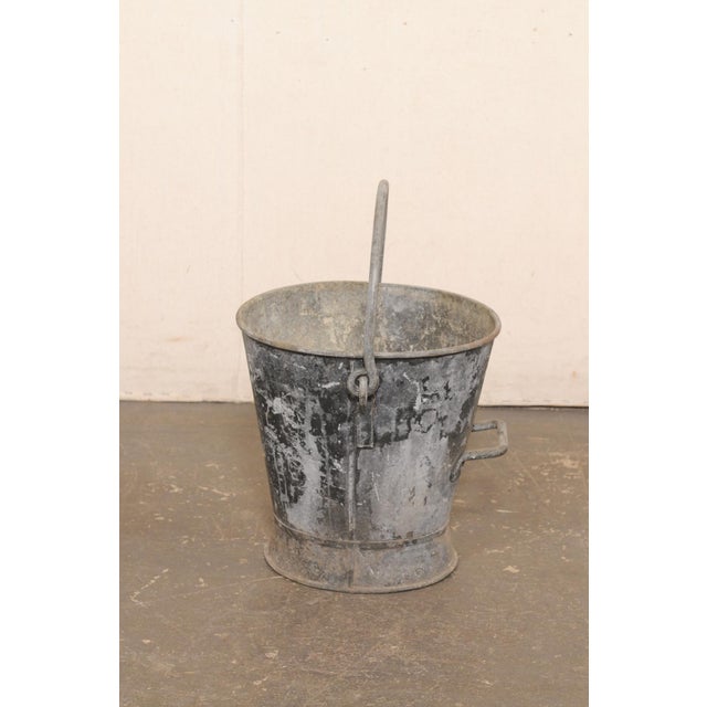 Antique French Oval Harvest or Water Bucket For Sale - Image 4 of 12