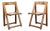 Set of Vintage Trieste Folding Chairs attributed to Aldo Jacober, 1960s For Sale