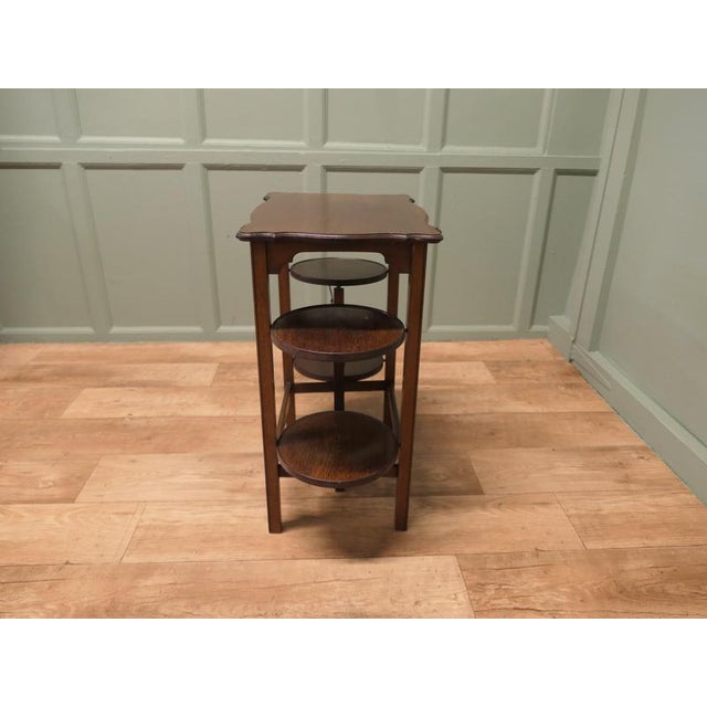 Side Table with Double Cake Stand, 1900 For Sale - Image 6 of 8