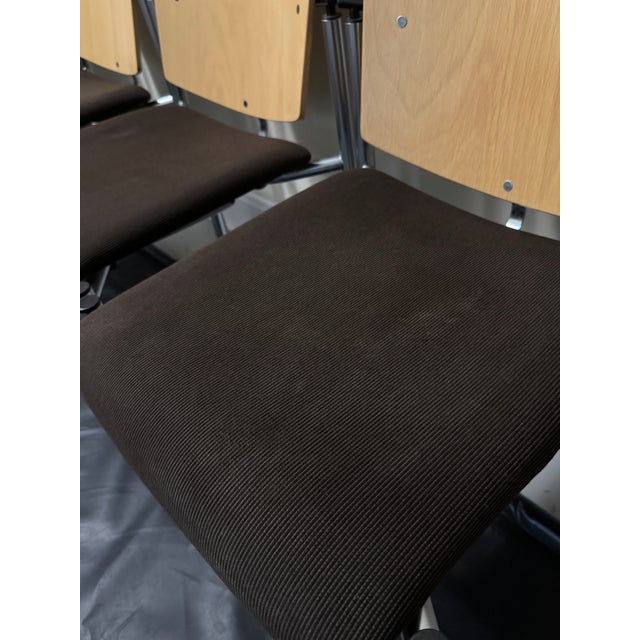 Vintage Kusch+Co Mid Century/Post Modern Stacking Chairs Set of 4 For Sale - Image 11 of 17