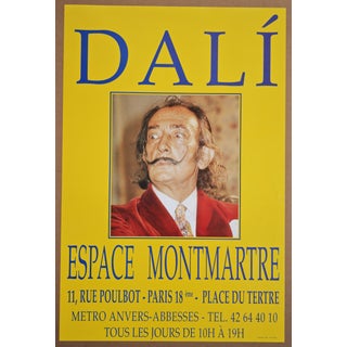 Original Espace Montmartre Poster by Salvador Dali, 1970s For Sale