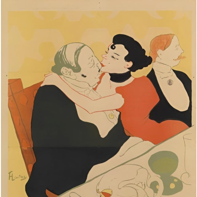 Henri de Toulouse-Lautrec (1864-1901) (After) "Queen of Joy" Digital silkscreen print signed in the plate Limited edition...