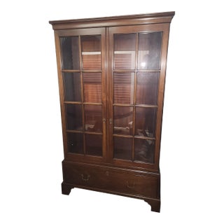 Williamsburg Collection Kittinger Chippendale Bookcase For Sale