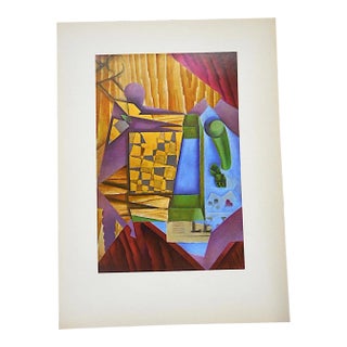 Vintage Mid 20th C. Post-Impressionist Lithograph-Juan Gris-Folio Size For Sale