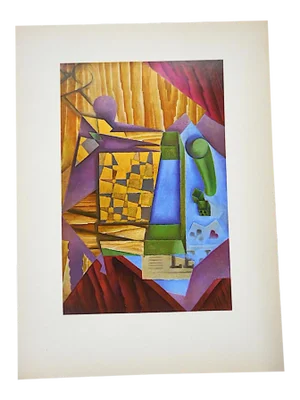 Vintage Mid 20th C. Post-Impressionist Lithograph-Juan Gris-Folio Size