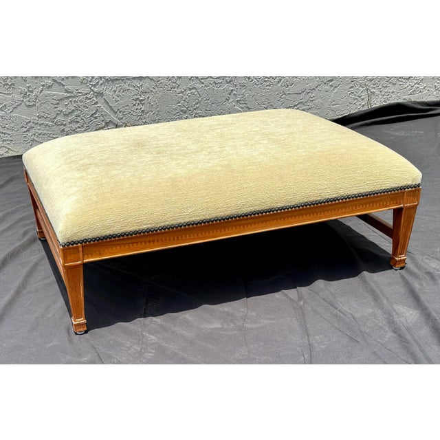 David Sutherland “Hameau” Teak Bench by John Hutton – Indoor/Outdoor Bench For Sale In West Palm - Image 6 of 11