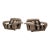 Pair of Weiman Lounge Chairs in the Style of Vladimir Kagan For Sale