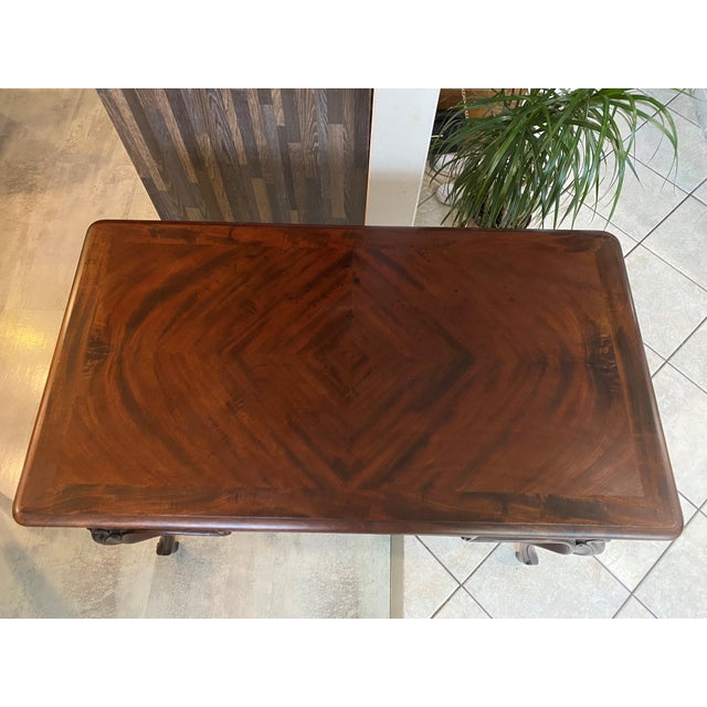 Louis XV Style Desk with Drawers and Shelves, 1890s For Sale - Image 17 of 18