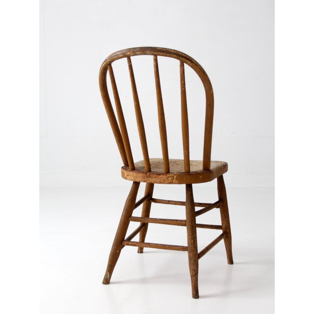 Farmhouse Antique Windsor Farmhouse Chair For Sale - Image 3 of 18
