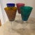 Murano 1970s Murano Multicolor Circle Wine Glasses - Set of 4 For Sale - Image 4 of 9