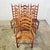 Mid 20th Century Set of 6 French Provincial Ladderback Dining Chairs With Rush Seats, Oak, Mid-Century For Sale - Image 5 of 18