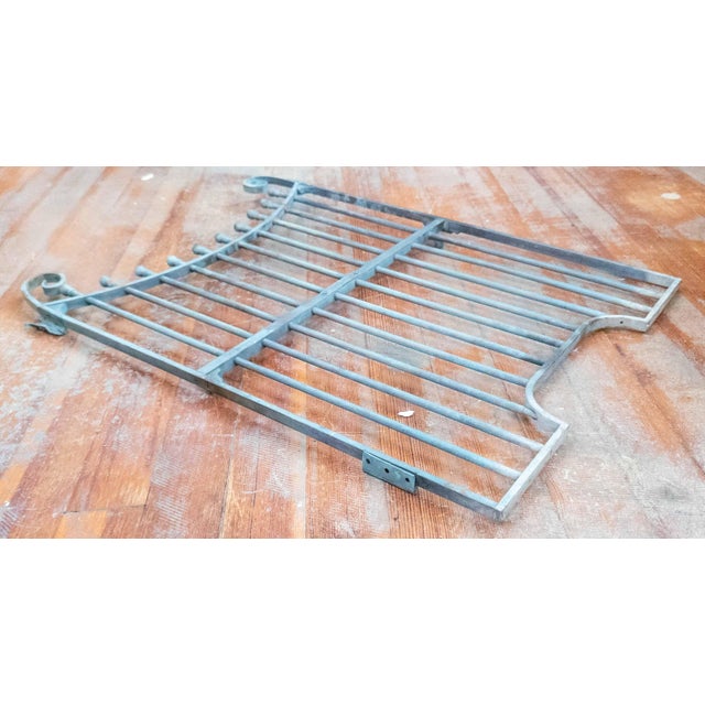 Verdigris 20th Century Verdigris Bronze Bank Postal Teller Gate by Syracuse Wireworks For Sale - Image 8 of 18