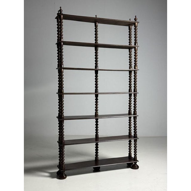 French Bookcase in Walnut For Sale - Image 18 of 18