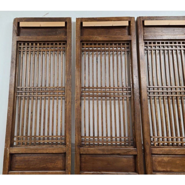 Antique Chinese Temple Doors Panels 20th Century - Set of 4 For Sale - Image 12 of 13